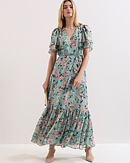 Phase Eight Violet Floral Maxi Dress