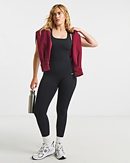 SCULPT ACTIVEWEAR SQUARE NECK JUMPSUIT - REGULAR