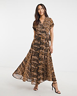 Religion Joyus Maxi Wrap Dress