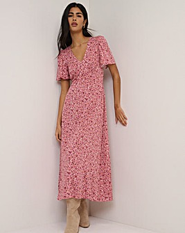 Nobody's Child Atlas Midi Dress Petite