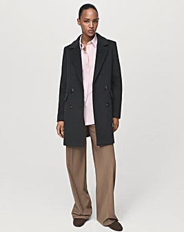 Mango Double Breasted Coat