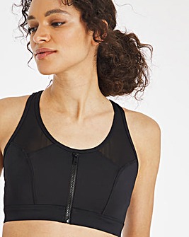 Sustainable Active Mesh Panelled Bra