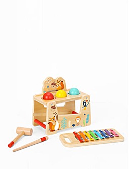 Tooky Toy Wooden Pound And Tap Bench