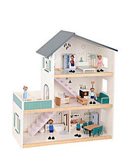 Tooky Toy Wooden Doll House