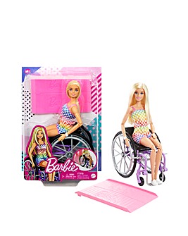 Barbie Wheelchair Doll Blonde Hair