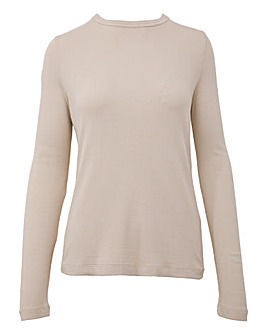 Anthology Almond Bamboo Jersey Long Sleeve Tee