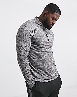 Active Grid Fleece Lined Track Top