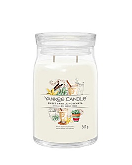 Yankee Candle Signature Large Jar Sweet Vanilla Horchata