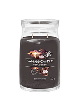 Yankee Candle Signature Large Jar Black Coconut