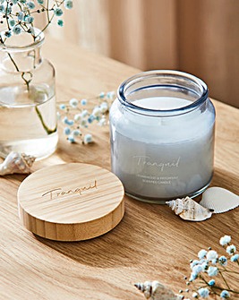 Tranquil Cedarwood and Patchouli Large Candle