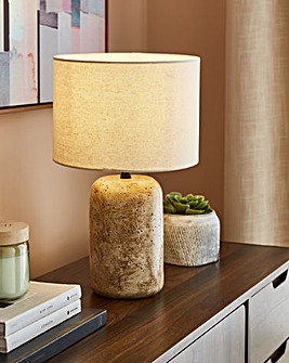 Gray & Osbourn Ceramic Textured Table Lamp