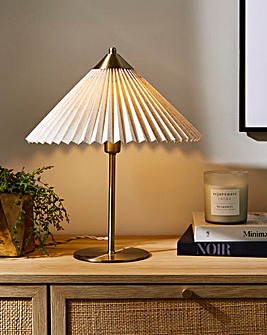 Pleated Table Lamp