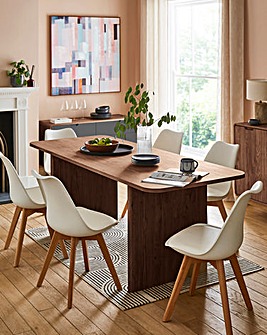 Gray & Osbourn Oslo Panel End Dining Table