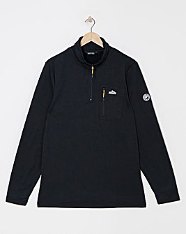 Snowdonia Overhead Black Grid Fleece