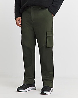 Snowdonia Khaki Panel Detail Walking Trouser