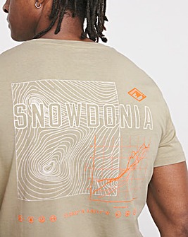 Snowdonia Stone Graphic Print T Shirt