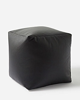 Faux Leather Bean Cube