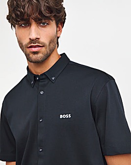 BOSS Classic Dark Blue Short Sleeve Shirt