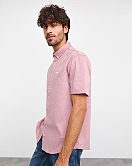 BOSS Classic Purple Short Sleeve Shirt