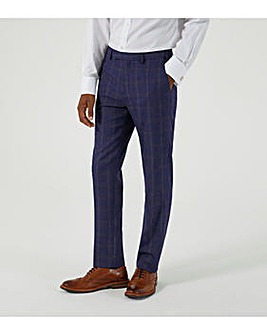 Skopes Barron Suit Trouser Blue Check