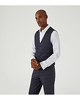 Skopes Thoresby Suit Waistcoat Grey Check