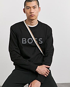 BOSS Black Graphic Logo Sweatshirt