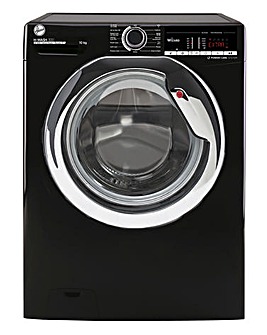 Hoover H3WS4105TACBE-80 10kg Free Standing Washing Machine Black