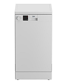Beko DVS04020W Freestanding 10-place Slimline Dishwasher - White