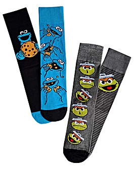 Mens 4pk Cookie & Oscar Socks
