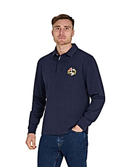 Raging Bull Classic Long Sleeve Rugby Navy