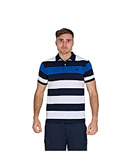 Raging Bull Classic Jersey Contrast Panel Polo Navy