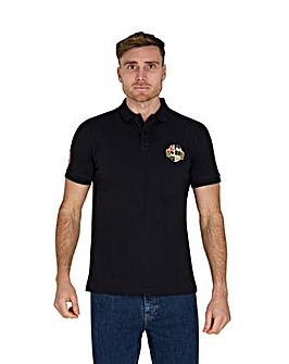 Raging Bull Classic Crest Polo Black