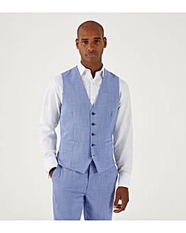 Skopes Redding Suit Waistcoat Sky Blue