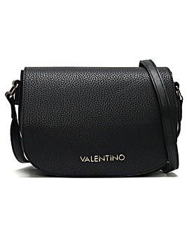 Valentino Bags Superman Pebbled Saddle Bag