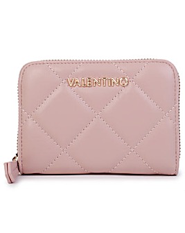 Valentino Bags Small Ocarina Quilted Zip Around Wallet