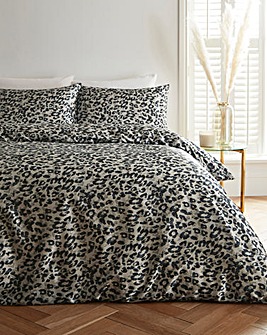 Joanna Hope Animal Print Silky Satin Duvet Set