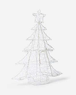 Twinkling Outdoor Christmas Tree