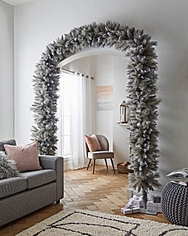 Frosted Tree Artificial Arch