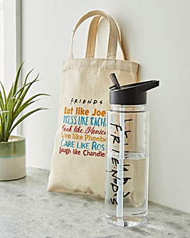 Friends Water Bottle and Tote Gift Set