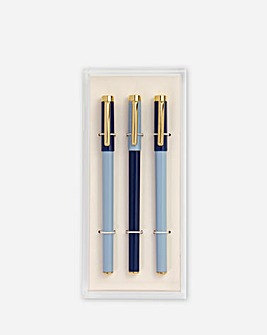 Kate Spade NY Navy Colour Block Pen Set