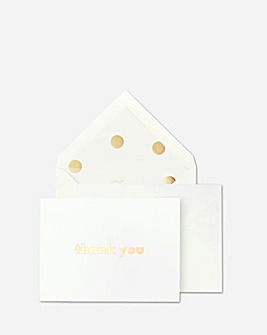 Kate Spade NY Gold Dot Thank You Notecards