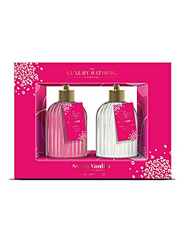 The Luxury Bathing Company Sweet Vanilla & Almond Hand Care Duo