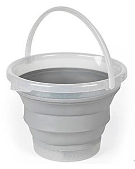 Beldray Glitter Collapsible Bucket Grey