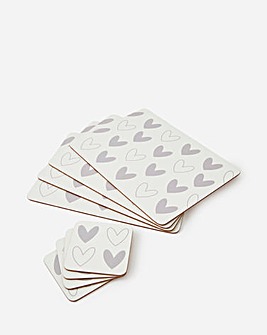 Cosy Heart Placemats & Coasters