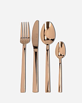 Mikasa Copper 16 Piece Cutlery Set