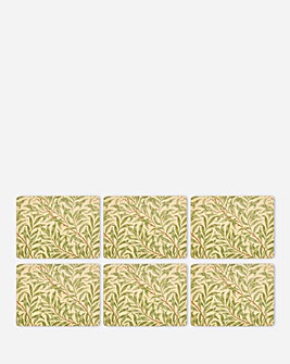 William Morris Set of 6 Placemats Green