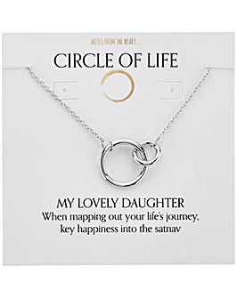 Notes from the Heart Circle of Life My Lovely Daughter Pendant