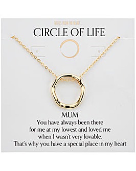 Notes from the Heart Circle of Life Mum pendant