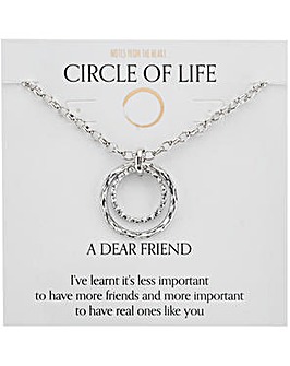 Notes from the Heart Circle of Life A Dear Friend Pendant