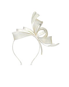 Jon Richard Cream Medium Fascinator Headband